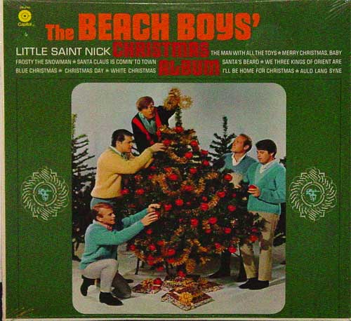 beach boys christmas canvas